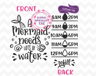 Free Free Mermaid Water Bottle Svg Free SVG PNG EPS DXF File