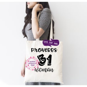 Proverbs 31 Woman svg, Bible Verse svg, dxf, png instant download, Christian svg for cricut, Girl svg,She is Strong svg, She is Fearless svg