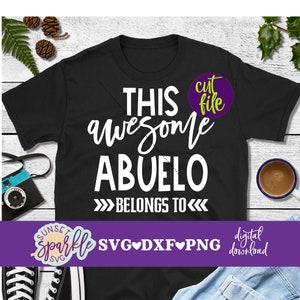Abuelo SVG - Este increíble abuelo pertenece a SVG, abuelo SVG, archivo DXF, archivo PNG, SVG personalizado o personalizado, Día del padre SVG