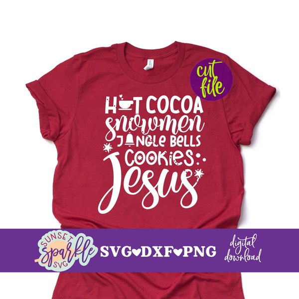 Hot Cocoa Snowmen And Jesus svg, Christmas svg, dxf,png instant download, Christian svg, Christmas quote svg, Christmas Shirt svg, Faith svg