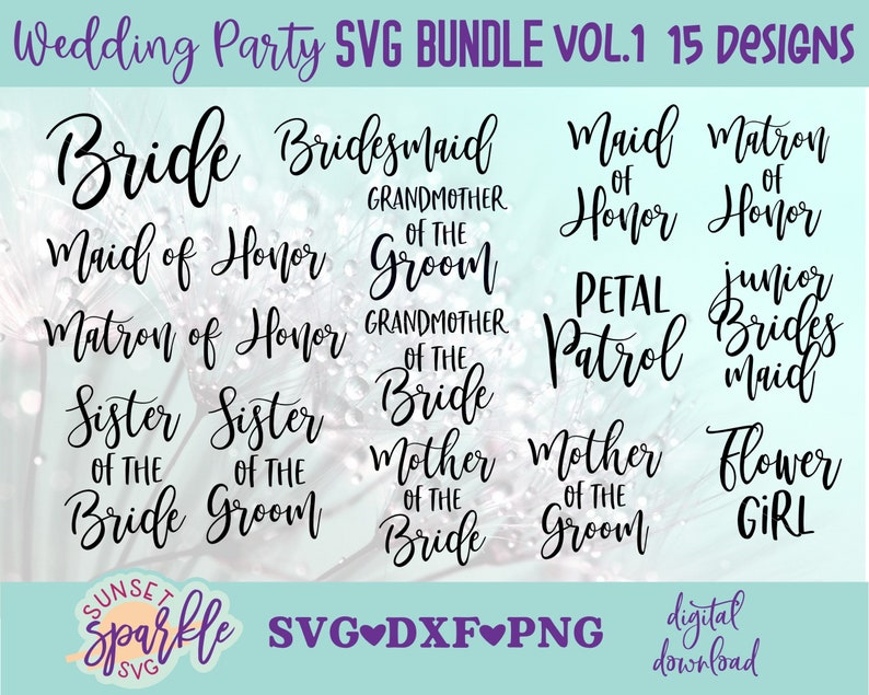 Free Free 204 Wedding Party Svg Free SVG PNG EPS DXF File