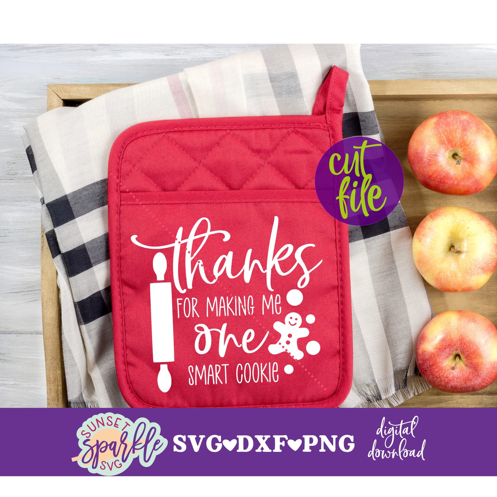 Thanks for Making Me One Smart Cookie SVG Teacher Gift SVG -  Denmark