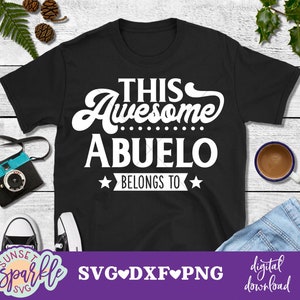 Abuelo SVG - Este increíble abuelo pertenece a SVG, abuelo SVG, archivo DXF, archivo PNG, SVG personalizado o personalizado, Día del padre SVG