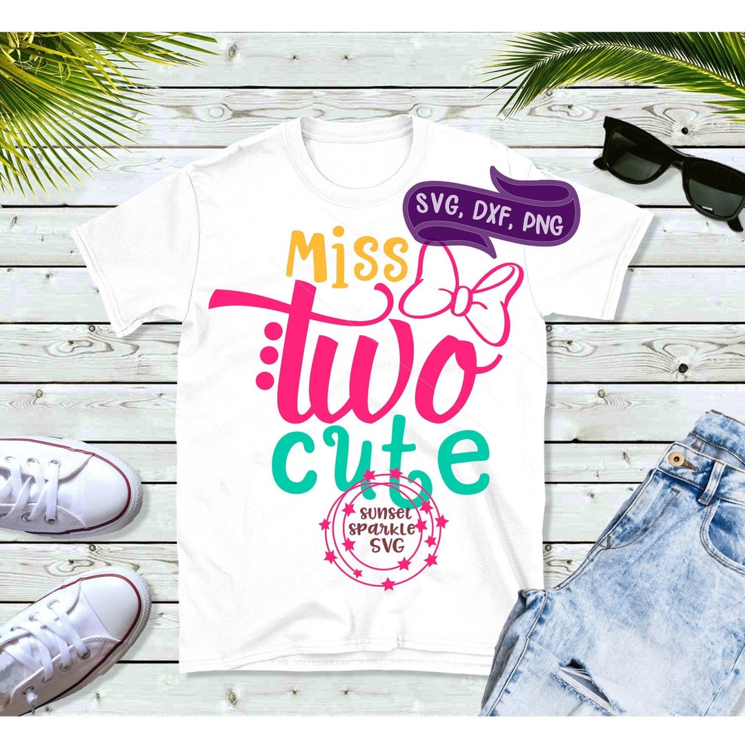 Toddler Girl Svg, Two Cute Svg, Toddler Svg, Dxf, Png, Two Svg for ...
