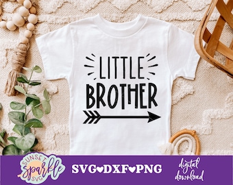 Little Brother svg, Little Bro svg, Lil Bro svg, Brother svg, dxf, png, instant download svg, Sibling svg for cricut and silhouette