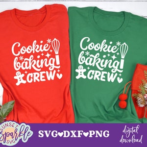 Cookie Baking Crew svg, Christmas Cookie svg, dxf, png file, Official Christmas Cookie baking Crew svg files, Christmas Baking svg