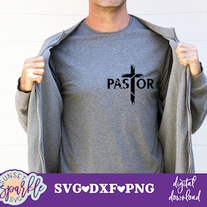 Pastor svg, Pastor Shirt Design svg, dxf, png file, Spiritual svg for cricut and silhouette, Christian svg files