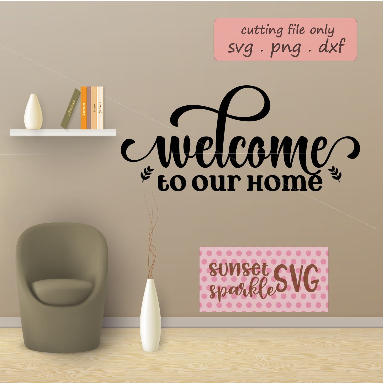 Welcome to Our Home Svg Welcome Svg Dxf Png File for Cricut - Etsy Canada