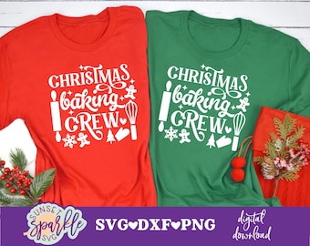 Equipo de repostería navideña (Svg), Horneado de galletas navideñas (Svg), archivo DXF, PNG, Archivos Svg de Probador de galletas navideñas
