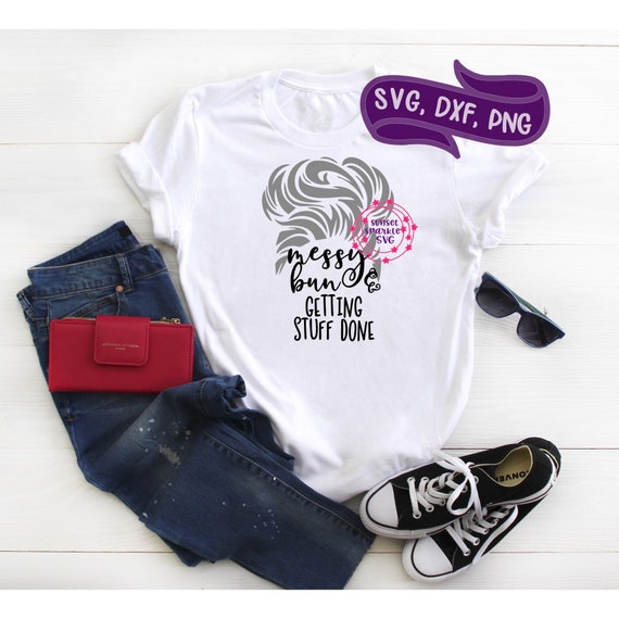 Download Free Messy Bun Svg Layered Cut File Mom Svg Dxf Png Instant Etsy SVG Cut Files