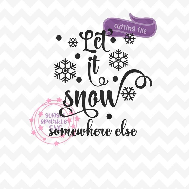 Free Free 122 Silhouette Let It Snow Svg SVG PNG EPS DXF File