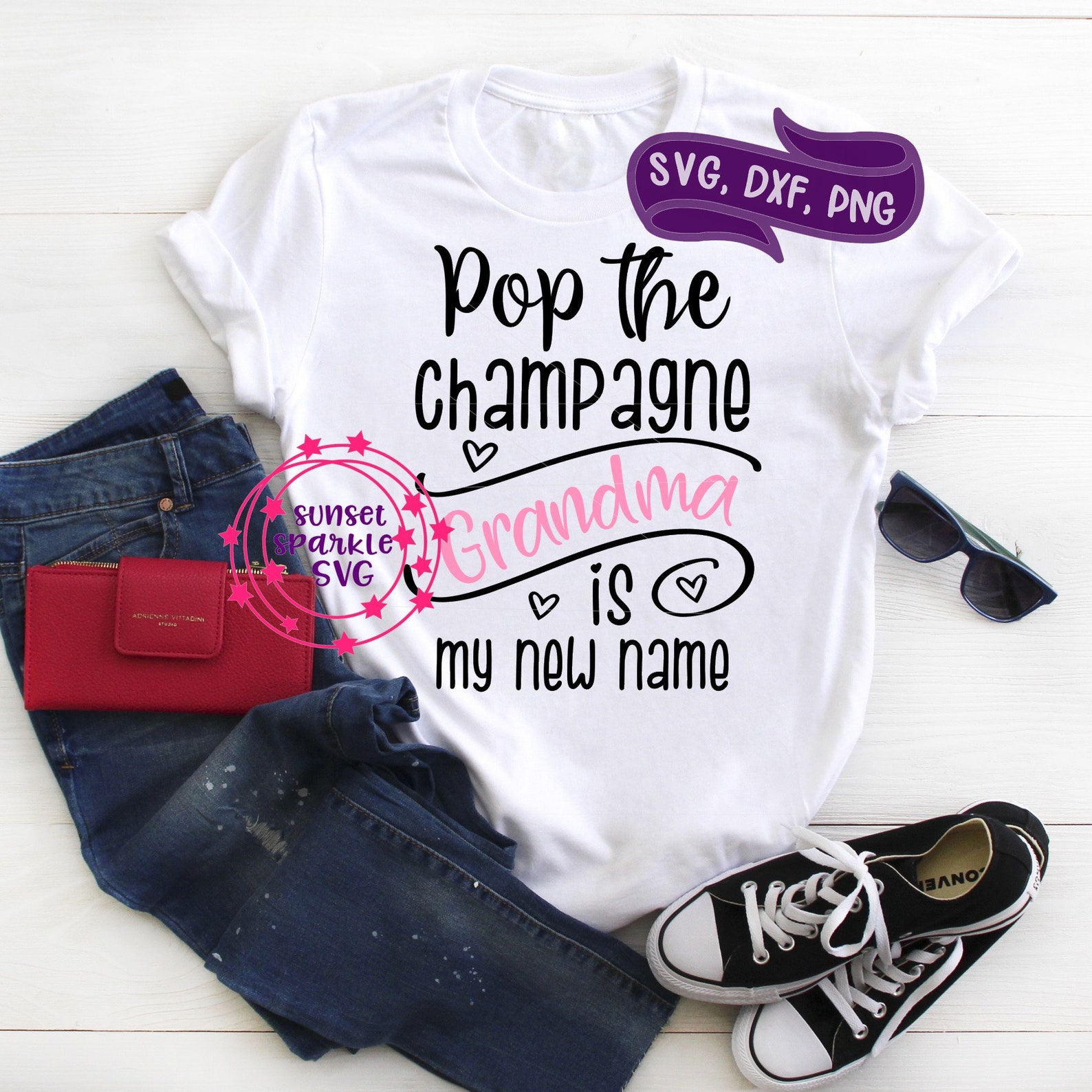 Download Grandma svg Promoted to Grandma svgdxf png instant | Etsy