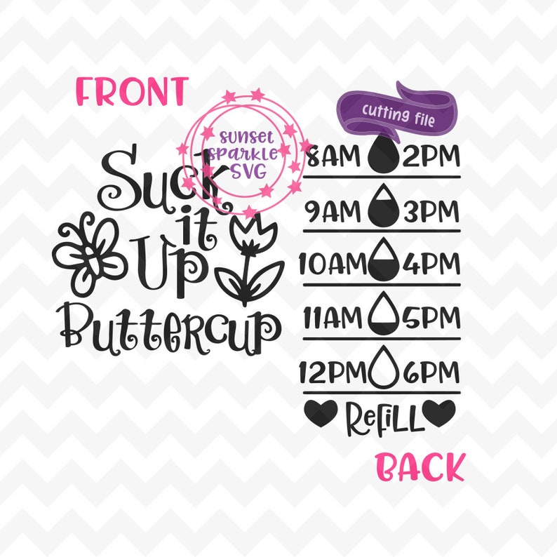 Download Water Tracker svg Drink up Buttercup svg Water Bottle svg ...
