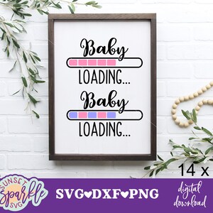 Preggers svg, Baby Loading svg, dxf, png, download instantâneo, Maternidade svg para cricut, Bebê svg, Mãe para ser svg, Mãe para ser svg, mamãe para ser