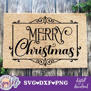 Vrolijk kerstfeest-svg | Kerst svg, dxf, png | snijbestand |houten bord | vakantiebord | Kerst-svg | vakantie-svg | deurmat vakantie