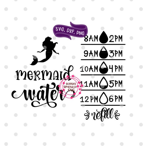 Download Water Tracker Svg Mermaid Svg Mermaid Water Svg Mermaid Etsy
