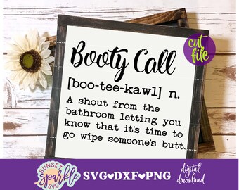 Bathroom svg - Booty Call svg, Funny Bathroom svg, dxf, png, Wash Your Hands svg files