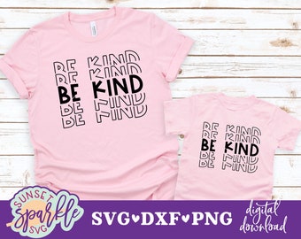 Be Kind svg, Kindness svg, School svg, dxf, png, Kindness week svg, Teacher svg for cricut and silhouette, bee kind svg