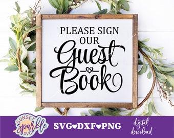 ゲストブック svg、ウェディング svg、dxf、png、即時ダウンロード、cricut およびシルエット用のゲストブック svg、ゲストブック svg、印刷可能
