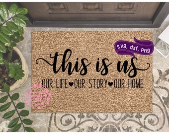 Este es nuestro SVG, bienvenido SVG, DXF, PNG, hogar SVG para Cricut, familia SVG, DXF, PNG, bienvenido a casa SVG, granja SVG, letrero de granja SVG