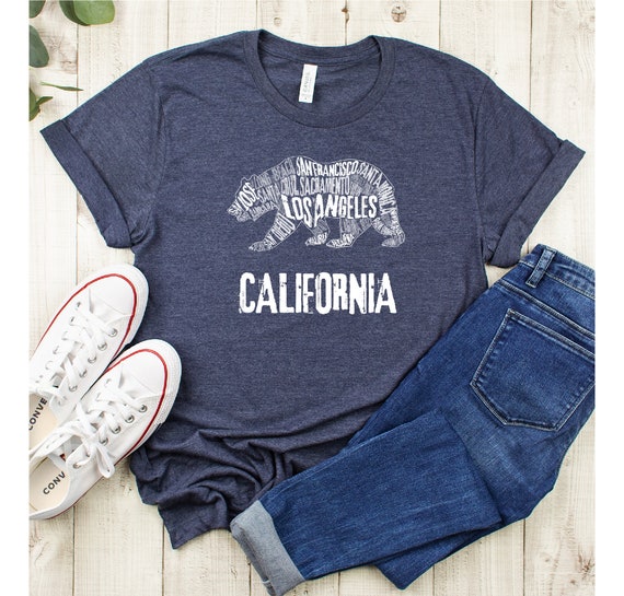 California Shirt, West Cost Tee, California Dreaming Tee, California Tshirt, Cali Girl Shirt, Trendy California Shirt, California State Tee