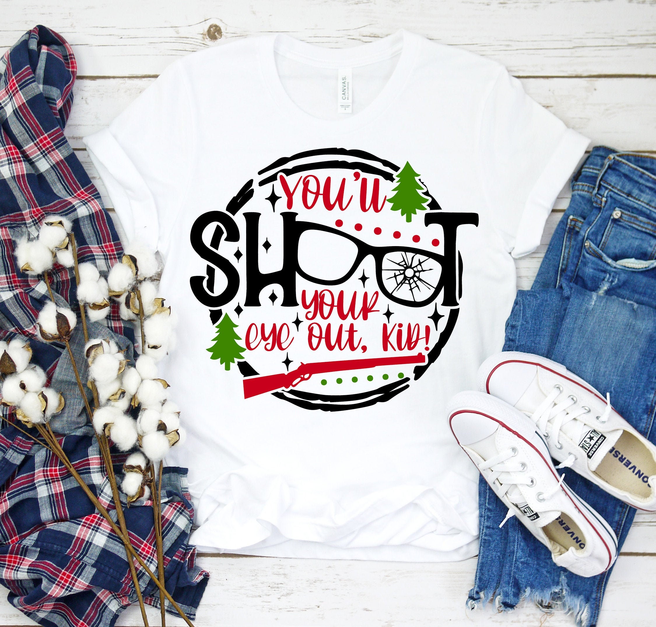 Discover You'll Shoot Your Eye Out Kid Shirt // A Christmas Story