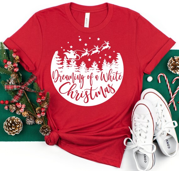 Dreaming of a White Christmas Kersttrui met spreuk - Kerstmis unisex kersttrui, zwart, S