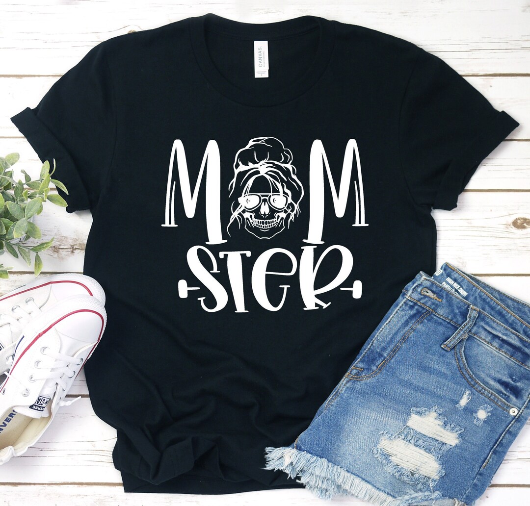 Momster Shirt, Mom Halloween Shirt, Mom Halloween Monster Shirt, Horror