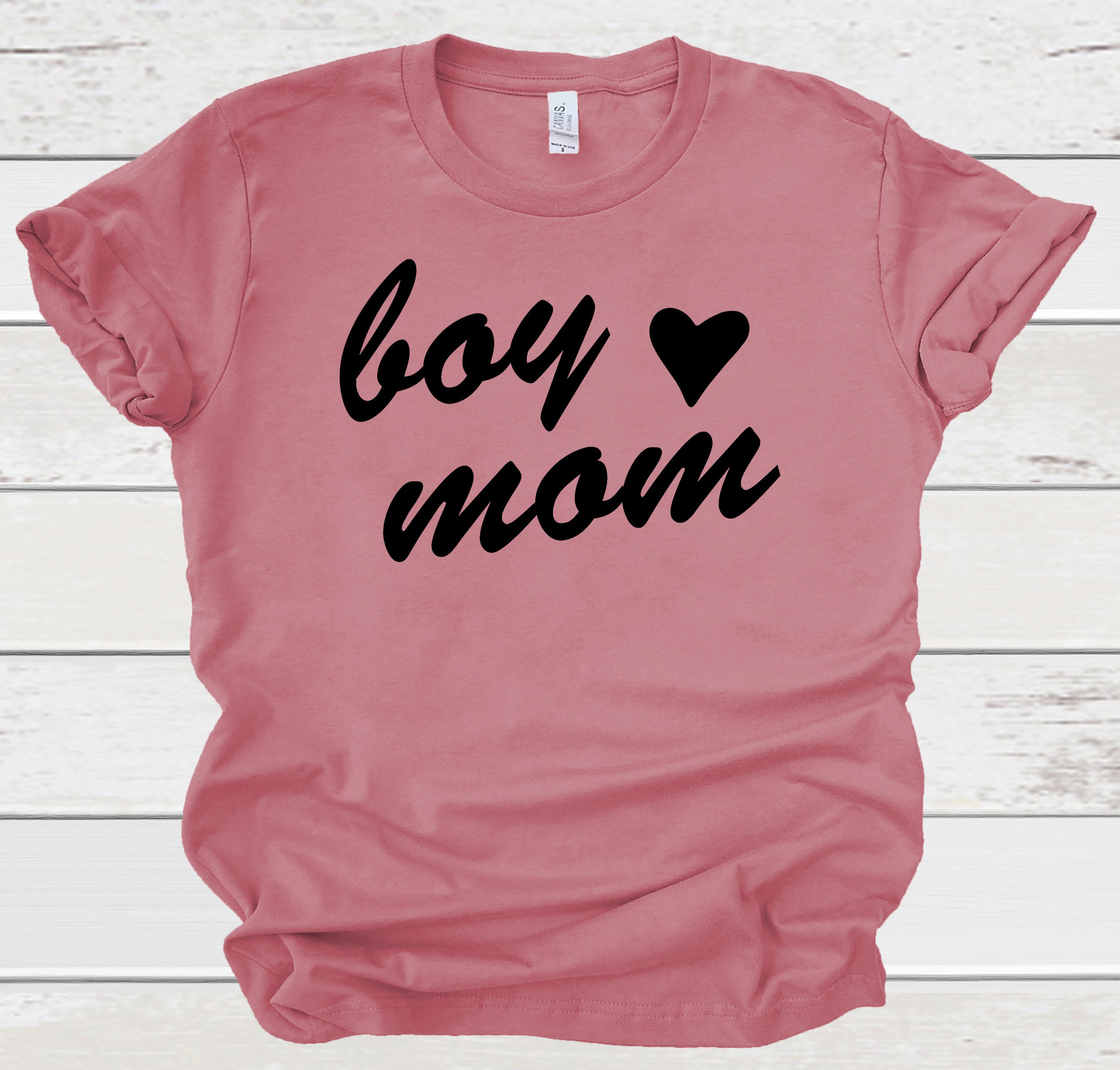 Boy Mom Shirt Boy Mom Tshirt Mom TShirt Mom Life Shirt Etsy.de