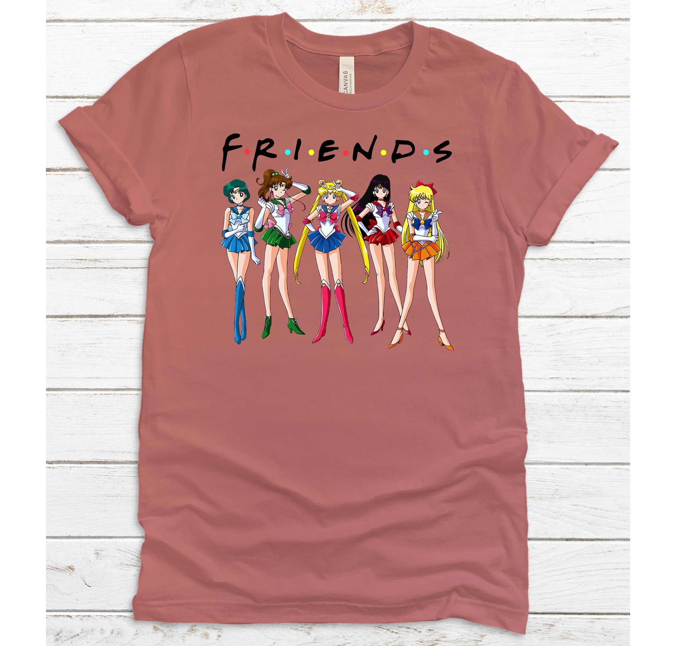 sailor moon friends shirt