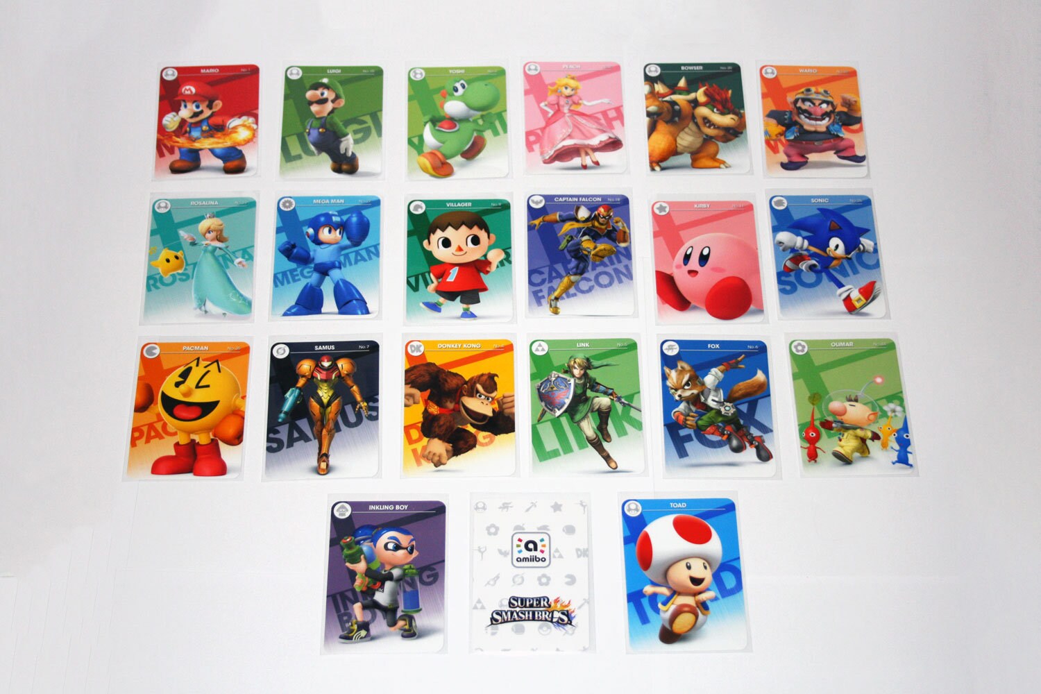 Super Smash Bros. Amiibo Cards Premium Quality Smash Bros Etsy