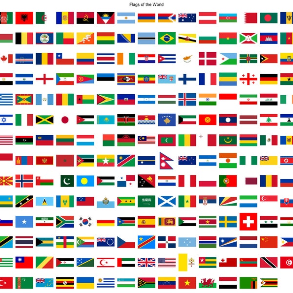 Flags of the World (svg,png)