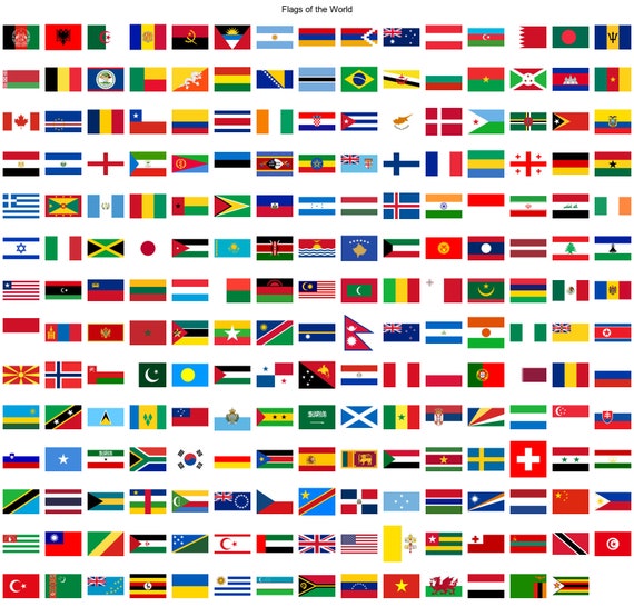 Flaggen der Welt svg,png - .de