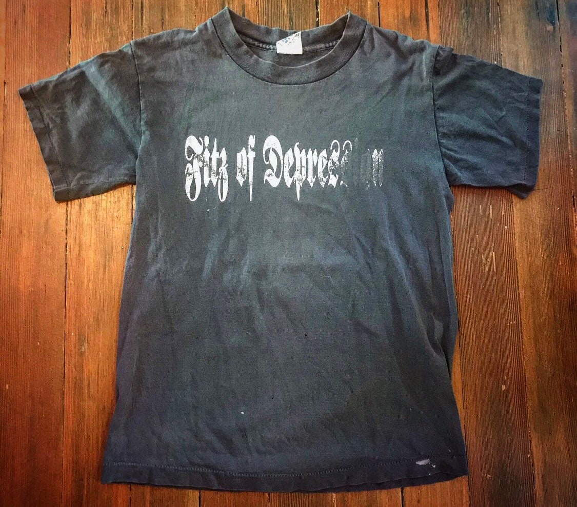 FITZ OF DEPRESSION バンドTシャツ　古着 Vintage Fitz of Depression 90s Single Stitch Punk Tee T Shirt S