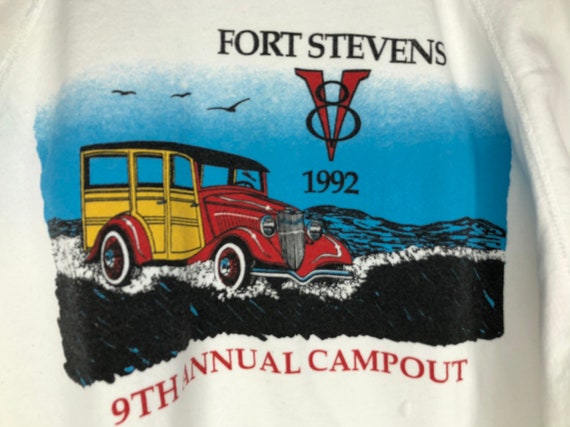 Vintage 90s Fort Stevens Ford Campout 1992 Sweats… - image 2