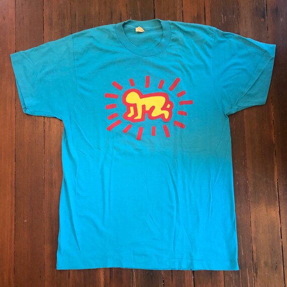 希少 USA製 キース・ヘリング Tシャツ 80s シングルステッチ