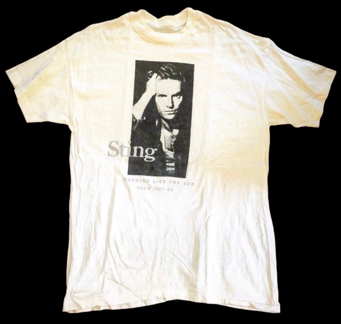 Vintage 1980s Sting Tshirt - Etsy Vintage 1980s Sting Tshirt - Etsy