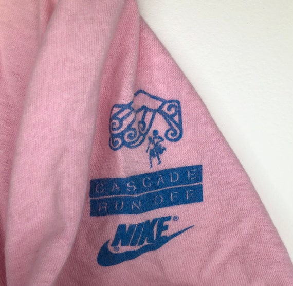 Vintage 1986 Nike Cascade Run Off Race Tee T Shir… - image 3