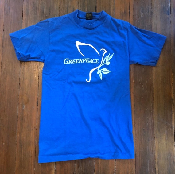 Rare Vintage Kid's Greenpeace Tee Kleding Unisex kinderkleding Tops & T-shirts size 6 