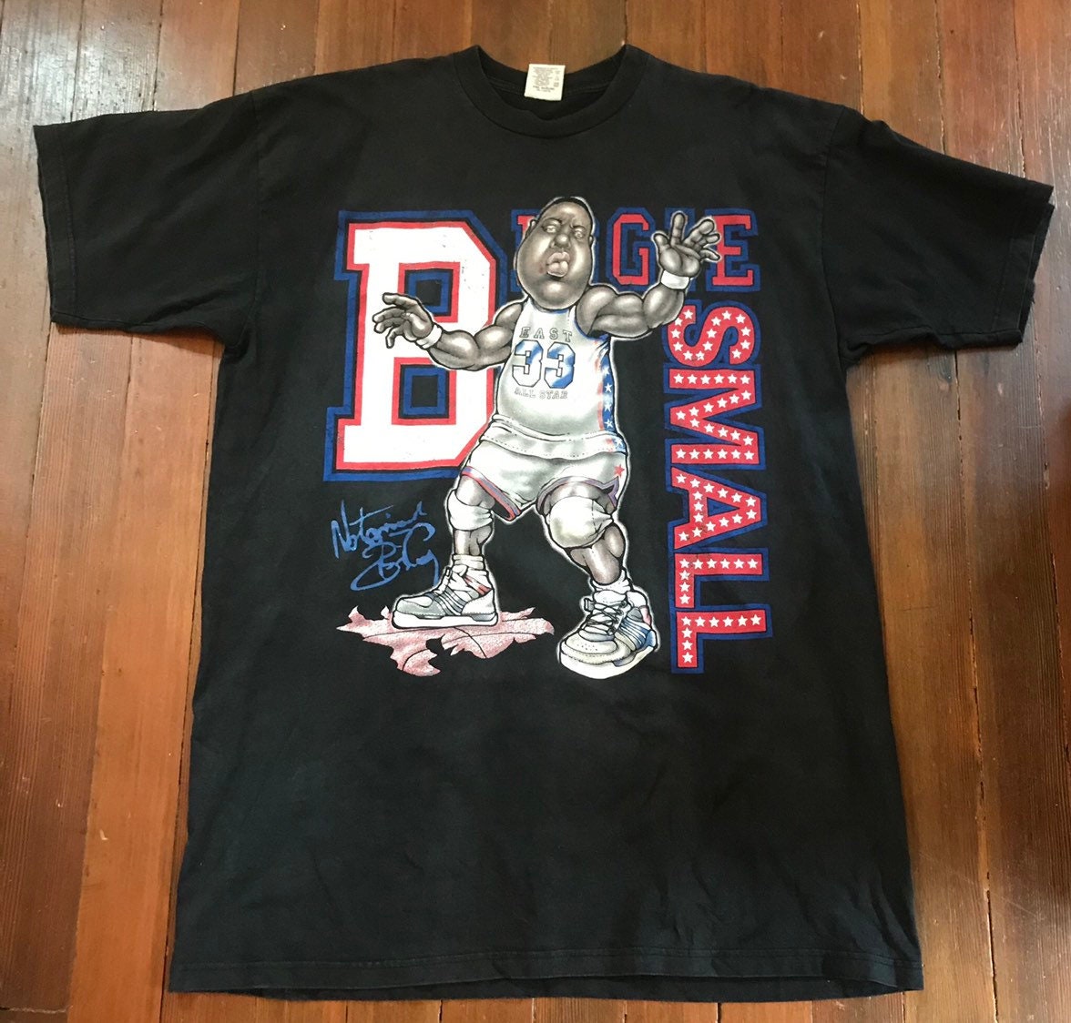 Vintage 90s Biggie Small Notorious Big Rap Hip Hop Tupac Tee T - Etsy