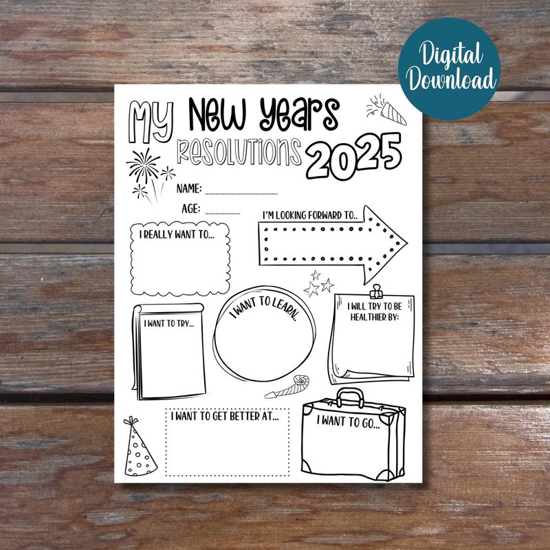 2025 Printable Resolution Etsy