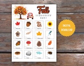Fall Scavenger Hunt Printable Download