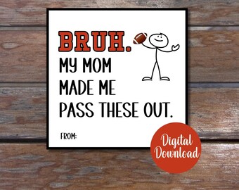 Bruh Valentines - Printable