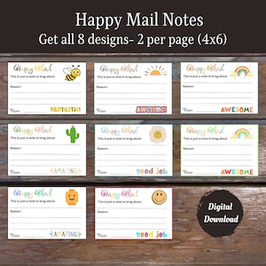 Lehrerpost, Happy Mail, Notiz vom Lehrer, Lehrer-rapport, Lehrer-Angabe, Belohnungstabelle, Guter Rapport vom Lehrer zum Ausdrucken