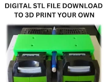 Digital STL File for Greenworks 40v G-Max 2 Battery Wall Holder Mounting Storage Organizer - 3D PRINT Your OWN (Digital File Only)