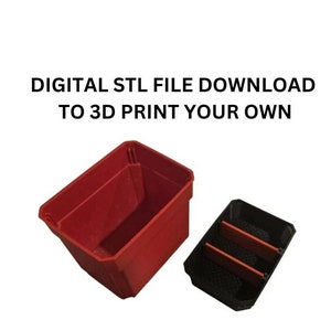 For Craftsman XL Pro Organizer - Tray Bin Insert W/Removable Dividers tool storage -DIGITAL FILE for Print Your Own 3D print