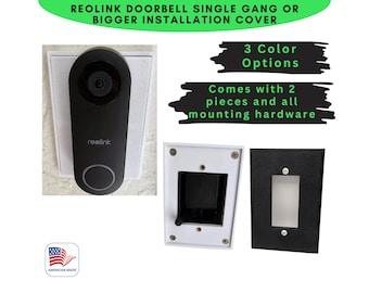 For Reolink Doorbell -  Single Gang or Bigger Installation Cover