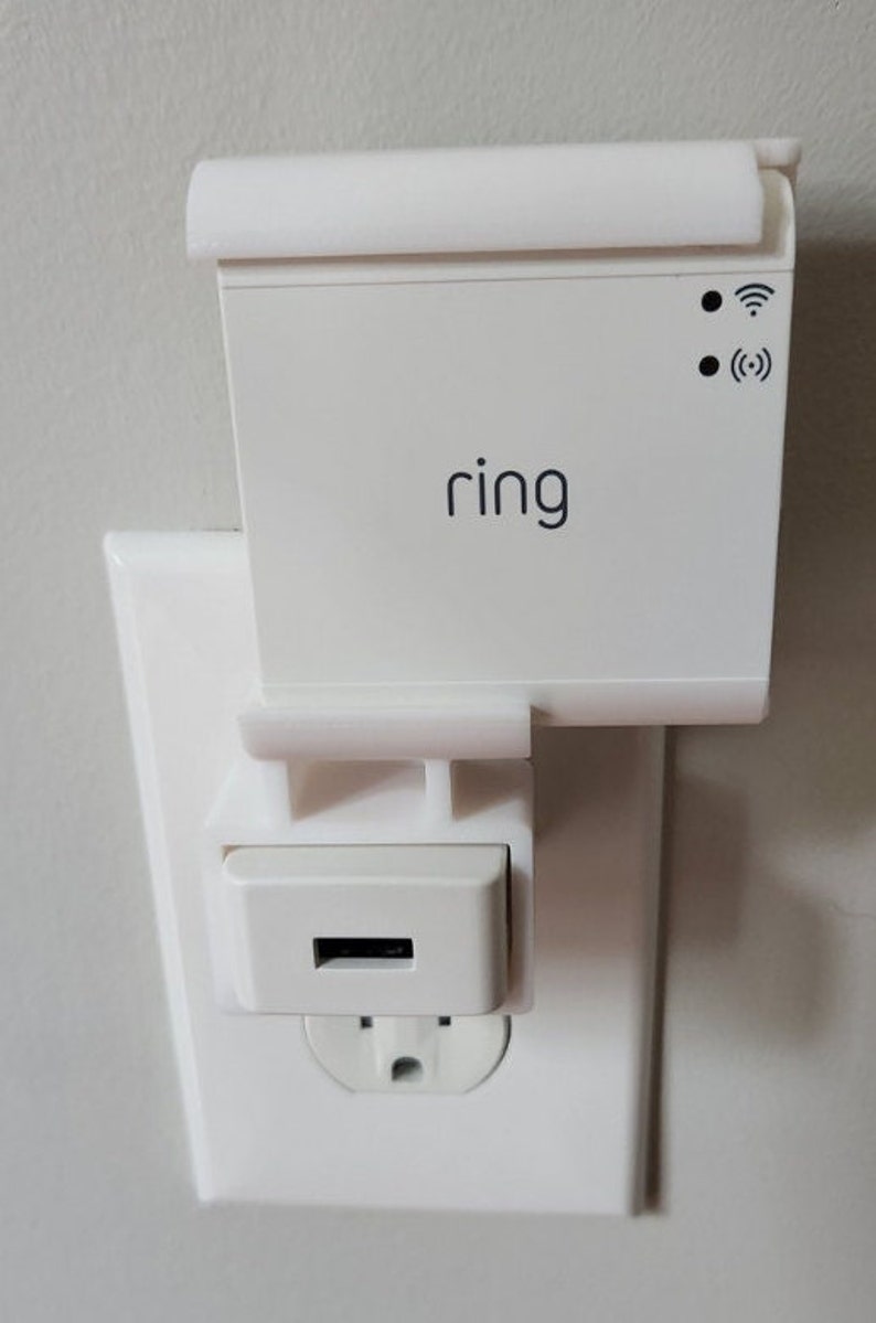 RING Bridge Smart Lighting Mount Hub Storage Wall Plug in Holder Smart ...
