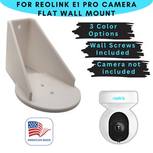 Flat Wall Mount FOR REOLINK E1 Pro Indoor Security Camera | Screws included