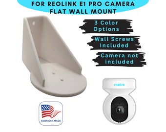 Flat Wall Mount FOR REOLINK E1 Pro Indoor Security Camera Screws
